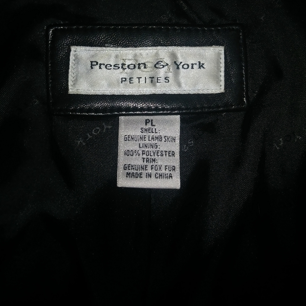Leather coat